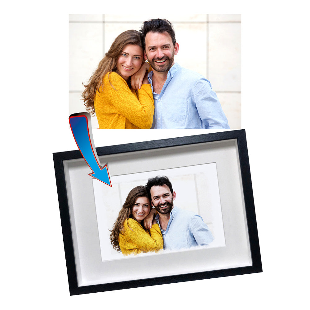 Water Colour Photo Frame