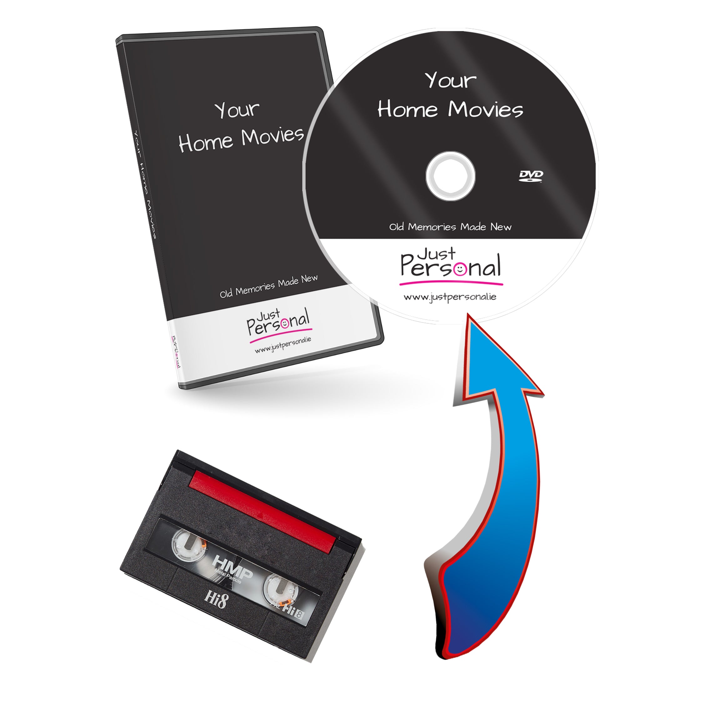 Hi8 Tape to DVD & Digital File Conversion