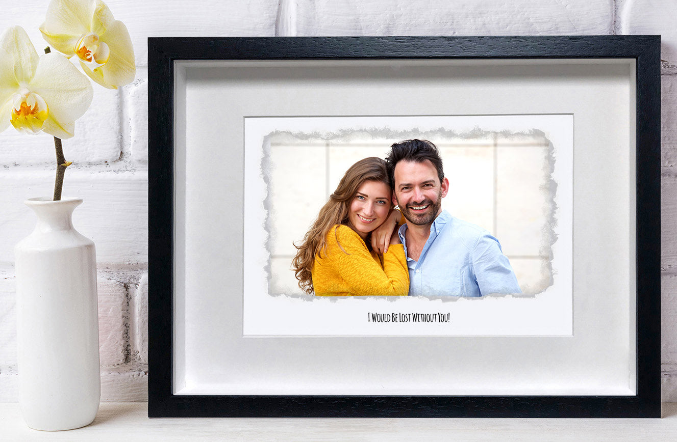 Large Photo Frame With Your Message