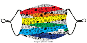 Multi Icon Ladies Mask