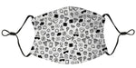 Load image into Gallery viewer, Multi Icon Ladies Mask
