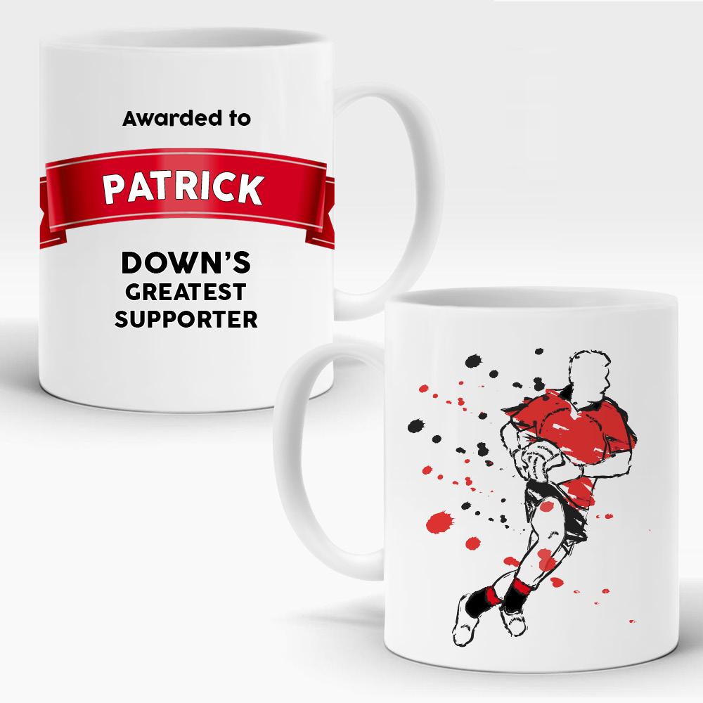 Mens Greatest Supporter Mug - Down