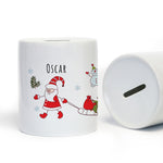 Load image into Gallery viewer, Santa Pulling Sleigh Money Box
