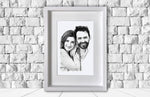 Load image into Gallery viewer, Portrait Pencil Drawing Photo Frame
