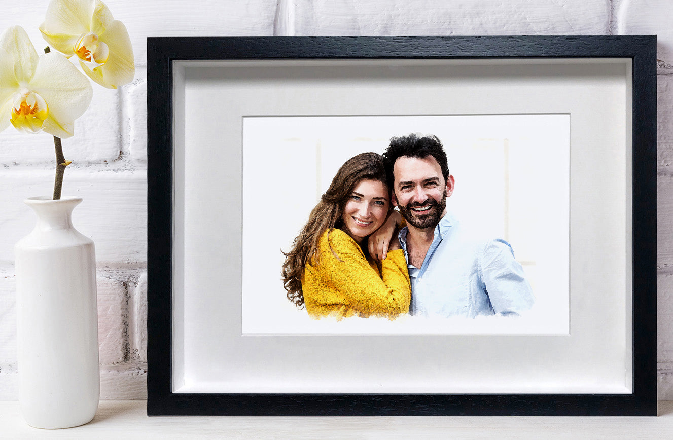 Water Colour Photo Frame